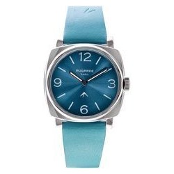 MONTRE STEEL BLEU CIEL CUIR...