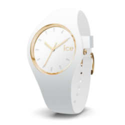 MONTRE ICE GLAM WHITE MEDIUM