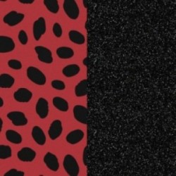 CUIR 40MM GUEPARD/PAIL NOIRES