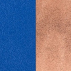 CUIR 14MM BLEU OUTREM/ROSE SIR