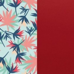 CUIR 14MM OISEAU PARADIS/FRAMB