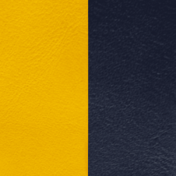 ACC CUIR/BLT R jaune/marine...