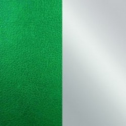 CUIR 25MM VERT/GRIS VERNIS