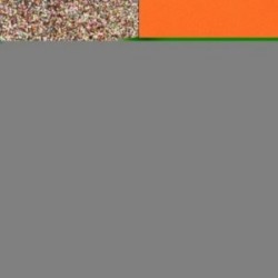 CUIR 25MM PAIL MULTI/TANGERINE