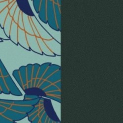 CUIR 25MM AILES/PETROLE