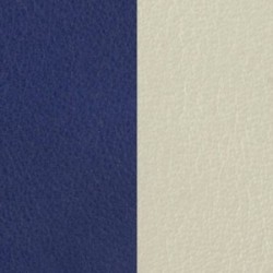 CUIR D.16MM INDIGO/BLANC CA
