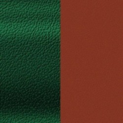 CUIR 8MM MALACHITE/GRENAT