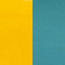 CUIR D.25MM JNE VE/BLE BAS (x5