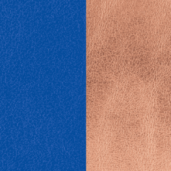 CUIR 8MM BLEU OUTREM/ROSE SIRE