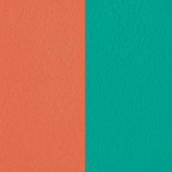 CUIR D.25MM TERRAC/BL LAGON