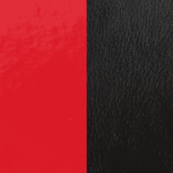 CUIR BO 43MM ROUGE VERNIS/NOIR